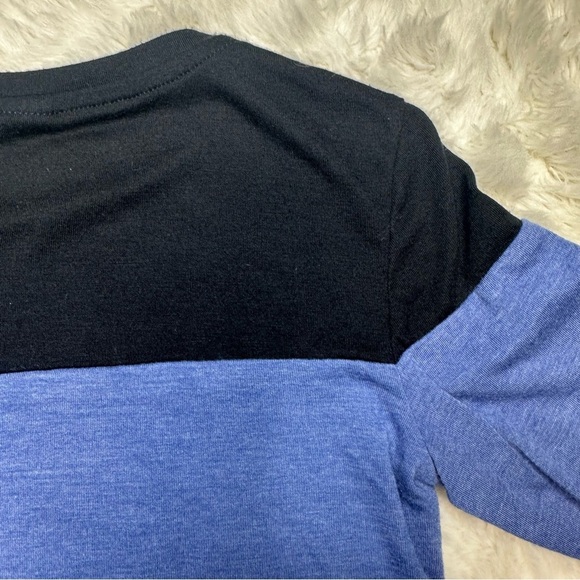 Shein Long Sleeved Shirt Two-Tone Blue & Black Size 7 - Picture 16 of 16